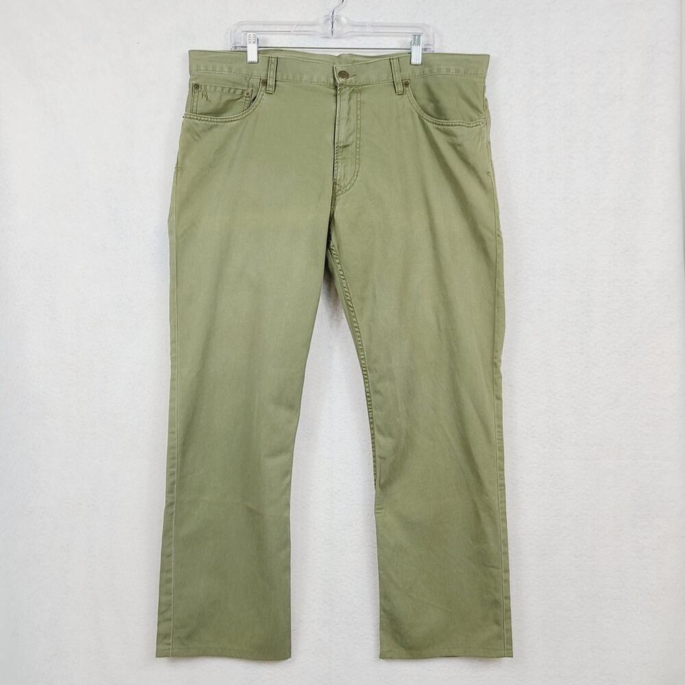 Polo Ralph Lauren Green Khaki Pants Men's Size 38/32 PRE-OWNED